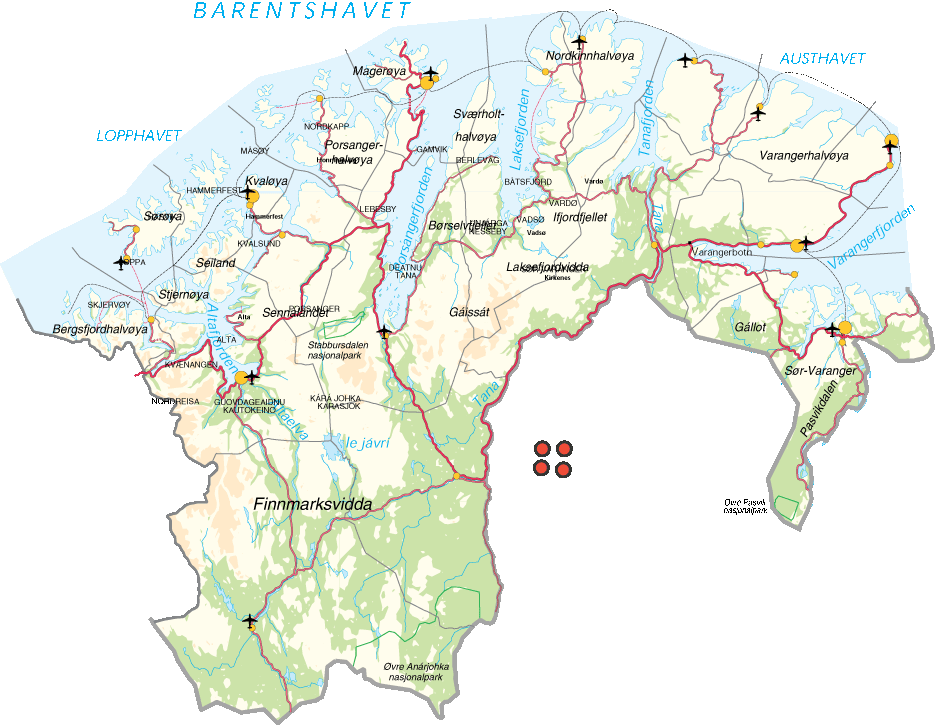 Fylkeskart